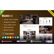 Barbroo - Hair Salon and Barber Shop Elementor WordPress Theme