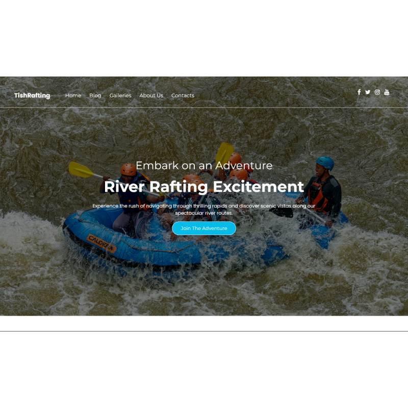 TishRafting - Rafting WordPress Theme