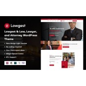 Lowgest - Law, Lawyer, and Attorney WordPress Theme