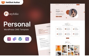 Myfolio - Designer Portfolio WordPress Elementor Theme