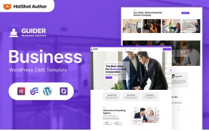 Guider - Consulting Business And Services WordPress Elementor Theme
