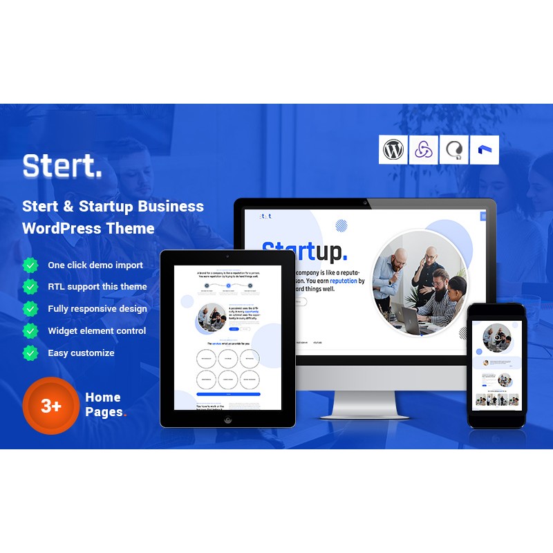 Stert - Startup Business WordPress Theme