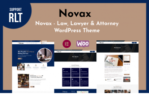 Novax - Law, Lawyer & Attorney WordPress Theme