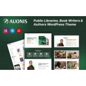 Auonis - Public Libraries, Book Writers, and Authors WordPress Theme