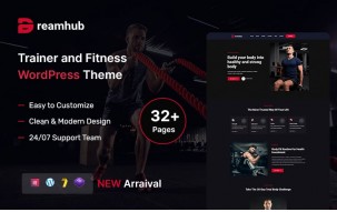 DreamHub &ndash; Personal Trainer and Fitness WordPress Theme