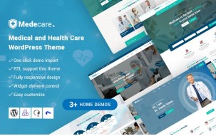 Medecare - Medical and Health Care WordPress Theme