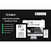 Colorf - Creative portfolio WordPress Theme