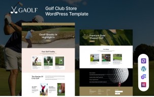 Gaolf - Golf Club And Course WordPress Elementor Theme