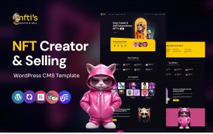 Nftis - NFT Creator Multipurpose WordPress Elementor Theme