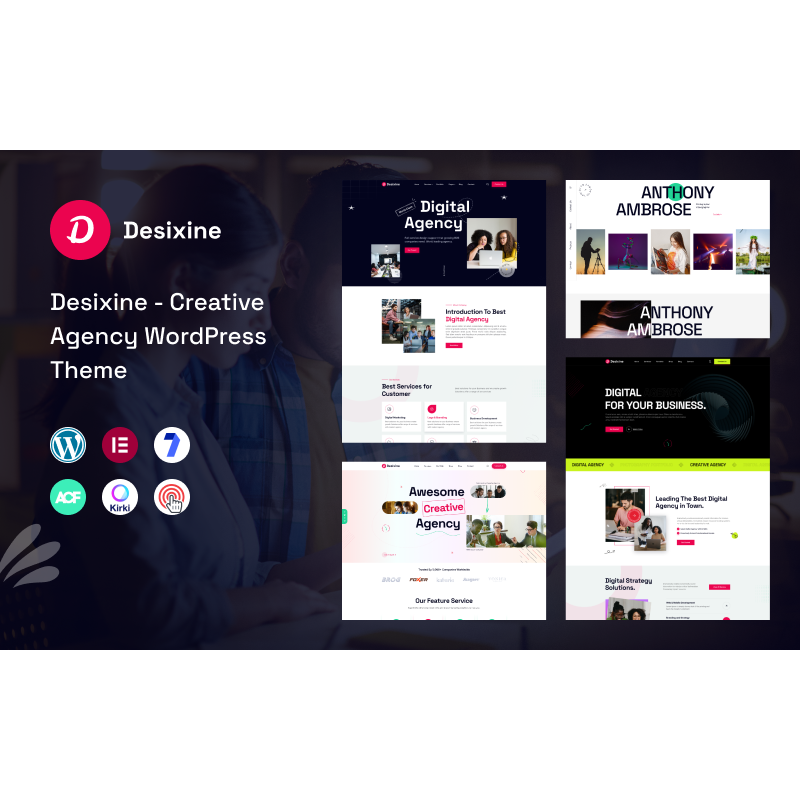Desixine &ndash; Creative Agency WordPress Theme