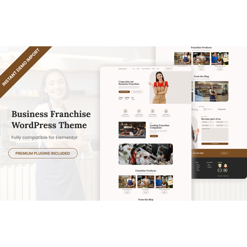 Franchize - Business Franchise WordPress Theme