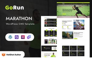 GoRun - Marathon Sport Event Multipurpose WordPress Elementor Theme