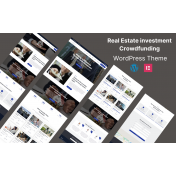 Real Estate Investment Crowdfunding Elementor WordPress Theme