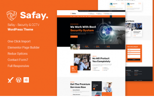 Safay - Security & CCTV WordPress Theme