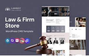 Lawrist - Law Firm And Lawyer WordPress Elementor Theme