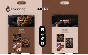 Cokieking - Bakery And Cookies Multipurpose WordPress Theme