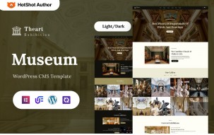 Theart - Art Gallery And Museum WordPress Elementor Theme