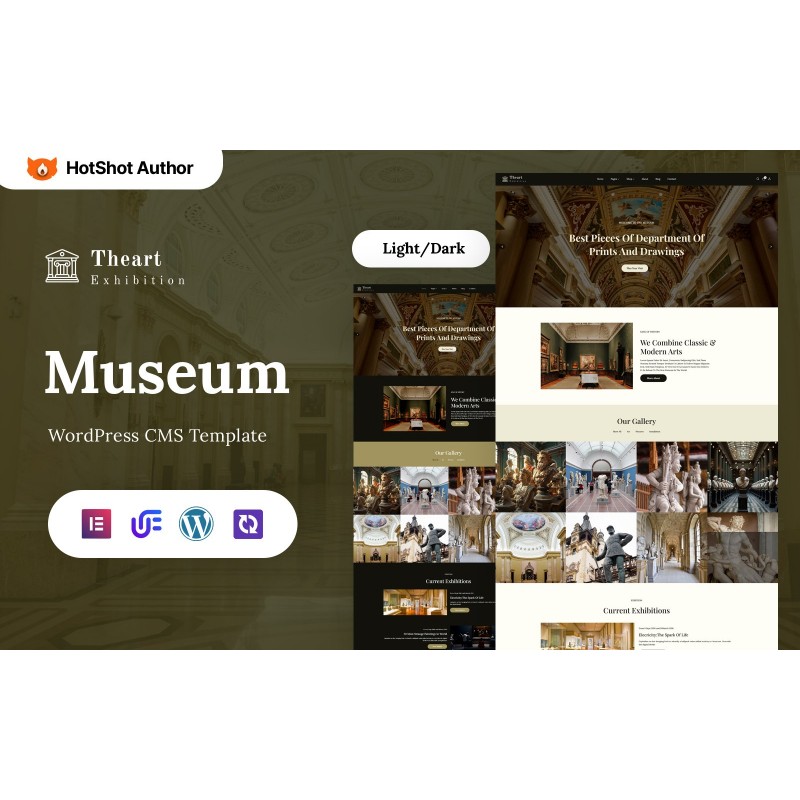 Theart - Art Gallery And Museum WordPress Elementor Theme
