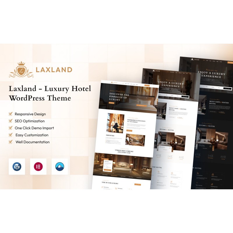Laxland - Luxury Hotel WordPress Theme