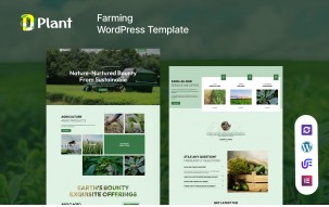 Dplant - Agriculture Farming WordPress Elementor Theme