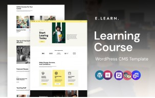 E-Learn - Online Learning Courses WordPress Elementor Theme