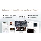 Epicenergy - Fitness and Gym Elementor WordPress Theme