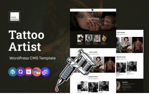 Tato Studio - Tattoo Artist Multipurpose WordPress Elementor Theme