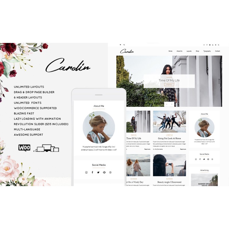 Fashion & Lifestyle WordPress Blog Theme