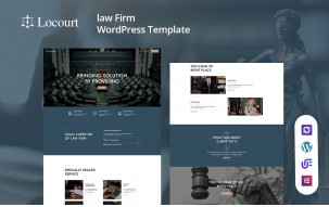 Locourt - Lawyer And Attorney WordPress Elementor Theme