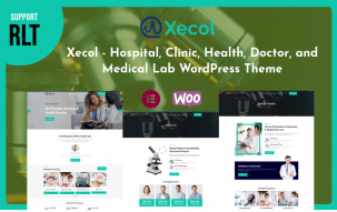 Xecol - Hospital, Diagnostic, Clinic, and Medical Lab Elementor Multipurpose WordPress Theme