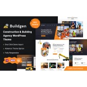 Buildgen - Construction & Building Agency WordPress Theme