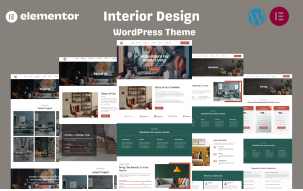 Furniture & Interior Design Elementor WordPress Theme