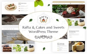 Rafta - Cakes and Sweets WordPress Theme