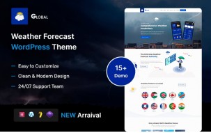 Global &ndash; Weather Forecast WordPress Theme