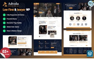 Advola - Law Firm and lawyer WordPress Theme