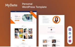 Mydata - Personal Portfolio WordPress Elementor Theme