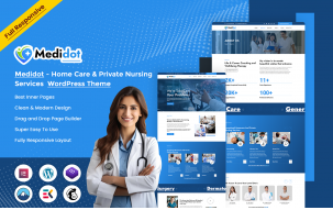 Medidot - Home Care & Private Nursing Services Wordpress Theme