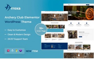 Arroxa &ndash; Archery Club Elementor WordPress Theme