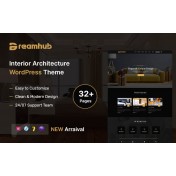 DreamHub &ndash; Interior and Architecture WordPress Theme