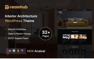DreamHub &ndash; Interior and Architecture WordPress Theme