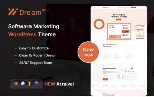 DreamHub &ndash; Software Marketing WordPress Theme