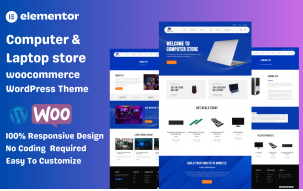 WordPress Computer and Laptop Store WooCommerce WordPress Theme