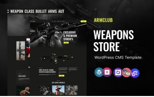 Armclub - Weapons Store WordPress Elementor Theme