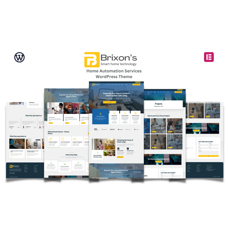 Brixon - Home Automation & Security Services WordPress Theme