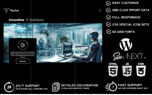 Techa - IT Solutions & Web Agency WordPress Theme