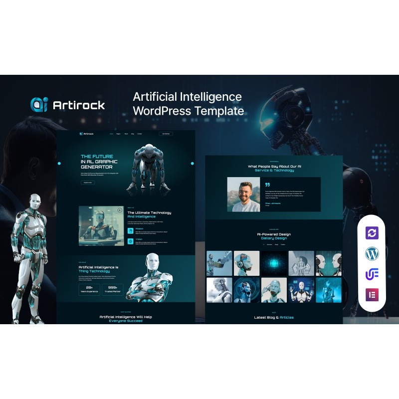 Artirock - Artificial Intelligence And Technology WordPress Theme