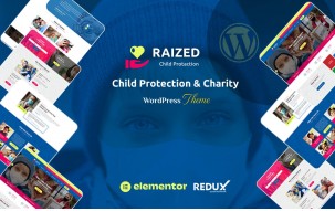 Raized - Non-Profit Charity Organization WordPress Theme