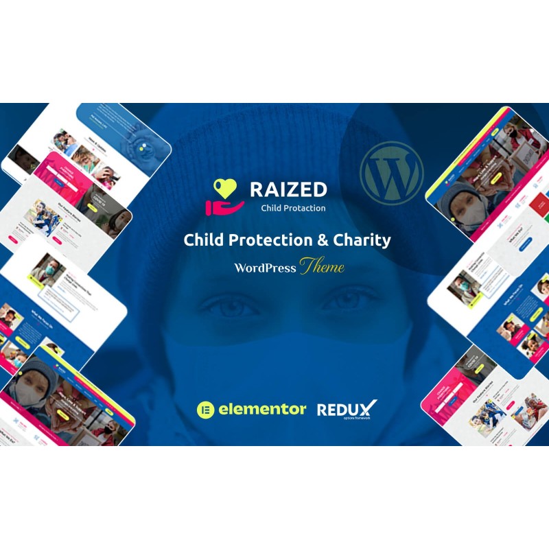 Raized - Non-Profit Charity Organization WordPress Theme