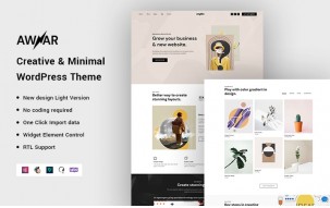 Awar - Creative & Minimal WordPress Theme