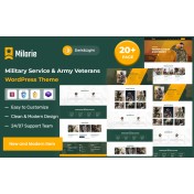 Milarie &ndash; Military Service & Army Veterans WordPress Theme